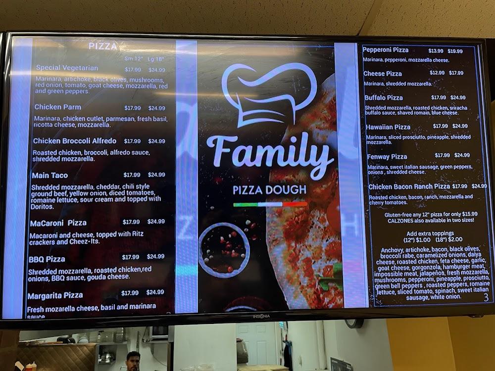 Family Pizza Dough Menu image 2
